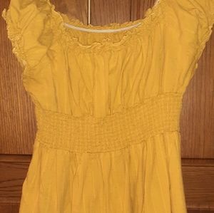 Shein Curve Woman 1XL Yellow Sundress